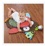 婴儿森林猫头鹰游戏毯宝宝多功能爬爬毯趴趴抱枕爬行垫毯子儿童枕