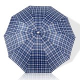 杭州天堂伞正品专卖格子伞创意超大双人男士折叠晴雨伞官方旗舰店