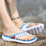韩版夏季防滑男士浴室凉拖鞋夹脚人字沙滩室内夹趾软底塑料凉鞋托