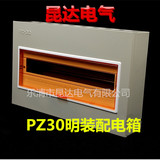 PZ30-20回路配电箱 单排照明箱 明装家用电箱