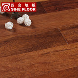 四合 T1大地板 三层实木复合地板 印茄本色 自然平面15mm 地暖