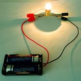科技小制作儿童物理科学实验电路玩具器材手工自制DIY灯泡亮了