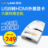 睿因UG35H5 外置独立扩屏显卡USB3.0转HDMI/DVI高清多屏扩展特价