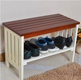 实木櫈阶梯櫈换鞋凳松木多功能储物凳时尚实木长凳子定做