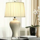 欧式玉陶瓷台灯 美式客厅卧室床头灯 现代简约 宜家创意装饰灯