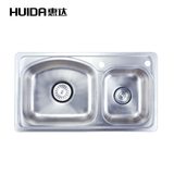 惠达水槽 专柜正品 不锈钢双槽 厨盆 卫浴洁具HDSC8828 特价促销
