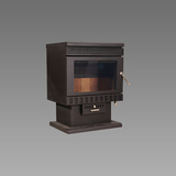 真火壁炉 实木取暖壁炉 现代钢板燃木壁炉