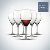 德国肖特圣维莎SCHOTT Audience波尔多红酒杯葡萄酒杯6支无铅水晶