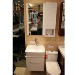 浴室柜小户型欧式洗手盆台上橡木卫浴柜卫生间脸盆组合挂柜落地74