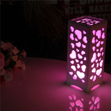 包邮创意LED节能心形镂空雕花创意时尚卧室灯具客厅床头装饰台灯