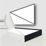 热卖现代简约个性艺术设计几何三角形LED吸顶灯简约现代创意卧室