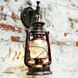 欧式灯具复古中式仿古艺术玻璃煤油壁灯怀旧古老家具装饰艺术壁灯