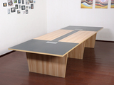 厂家直销现货 上海大型板式长桌会议桌办公桌培训桌 现代环保加厚