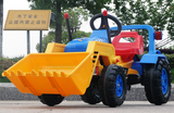 大号儿童玩具车挖土机可坐可骑音乐电动挖掘机男礼物2-3B7G