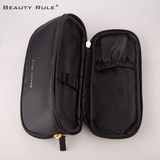 美丽法则套刷两用一体多用黑色手拿包 小号便携韩国 化妆包收纳包