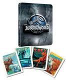 正版蓝光3d电影碟片 侏罗纪公园dvd侏罗纪世界3D蓝光铁盒版
