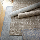 印度进口手工现代简约美式地毯客厅北欧田园地中海欧式卧室地毯