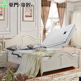 韩式田园公主床 欧式风格家具双 人床婚床 实木高箱1.5简易1.8米