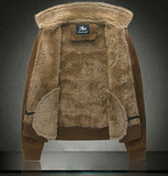 2014冬季男装韩版时尚休闲加绒加厚夹克110-260斤加肥加大码外套