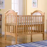 婴之贝欧式全榉木婴儿床实木环保多功能宝宝床游戏床出口bb床童床