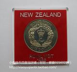 1986年新西兰皇室访问1元纪念币.原装外盒.新西兰硬币.保真
