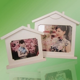 实木全家福相框挂墙创意韩式摆台儿童画框婚纱摄影三联7 10 14 寸