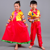 儿童摄影新款朝鲜服韩服少数民族服装舞蹈裙女童演出服舞台表演服