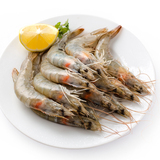 【天猫超市】厄瓜多尔白虾2kg/盒（50-60只/kg）海鲜水产大虾鲜活
