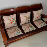 时尚中式红木沙发垫子沙发靠垫抱枕套椅子垫板凳垫红木餐椅屁股垫