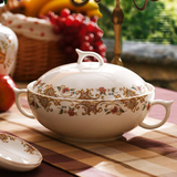 装菜盘子陶瓷碗碟景德镇家用欧式创意58头骨瓷餐具送礼碗盘套