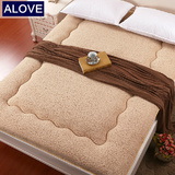 加厚保暖羊羔绒榻榻米床垫 学生宿舍单双人床褥子垫被1.8米 特价