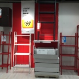 IKEA深圳宜家代购 勒伯格 搁板柜 4层置物架子  书架 特价