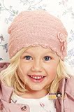 现货【英Next】2015秋款婴儿女童帽针织帽套头帽毛线帽