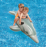 美国INTEX大海豚坐骑 充气游泳圈 儿童水上坐骑 游泳戏水玩具包邮