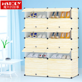 创意个性实木鞋柜多功能木头鞋架靴子架可拆装时尚简约置物架包邮