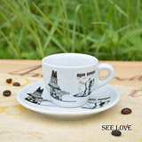 SEELOVE咖啡杯 意大利Bialetti比乐蒂摩卡壶意式专业咖啡杯 70cc
