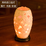 创意陶瓷盐灯喜马拉雅古典装饰温馨礼品客厅台灯夜灯卧室床头灯