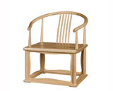 茶艺世家橡木圈椅免漆家具新中式禅意仿古功夫茶桌原木茶桌椅组合