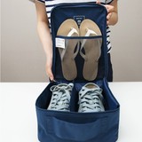 旅行手提鞋袋整理收纳包大容量运动鞋盒行李箱装防水鞋包便携鞋套