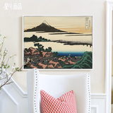 装饰画名家名画客厅卧室有框挂画墙画日本浮世绘富岳三十六景