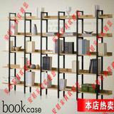 包邮宜家特价钢木书架组合书架储物架置物架货架展示架木架可定做