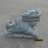 中国惠安石雕水景喷水石雕龙头龟风水景观装饰庭院墙假山鱼池