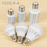 LED灯泡球泡玉米节能灯3W5W7W可调光正白暖白光台灯专用E27大螺口