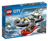 新品 专柜正品 LEGO乐高积木玩具 60129 城市CITY 警察巡逻艇