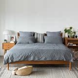 利物因「长歌」北欧家具纯实木1.5米双人床/日式家具卧室1.8大床