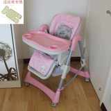 出口儿童餐椅 塑料可折叠便携式多功能宝宝椅婴儿餐桌椅BB凳特价