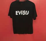 福神EV 16款男装变形图案印花黑T恤短袖1ESPLM6TS605XX