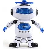 智能遥控玩具跳舞机器人 2岁宝宝电动娃娃 儿童旋转灯光音乐跳舞