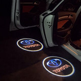 丰田09-13款逸致锐志卡罗拉皇冠车门迎宾灯改装LED氛围投影镭射灯