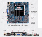 nano XHK LR-J1900T1 四核 J1900 ITX主板工控主板6COM迷你主板
